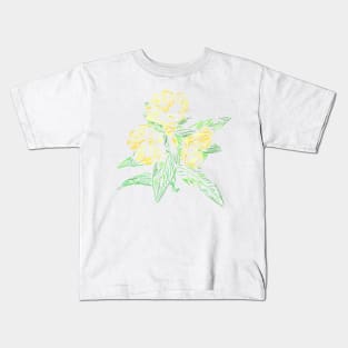 2022 02 flowers color 01 Kids T-Shirt